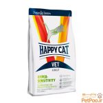 غذای خشک درمانی مخصوص گربه های حساس هپی کت Happy Cat VET Diet Hypersensitivity وزن 1.4 کیلوگرم