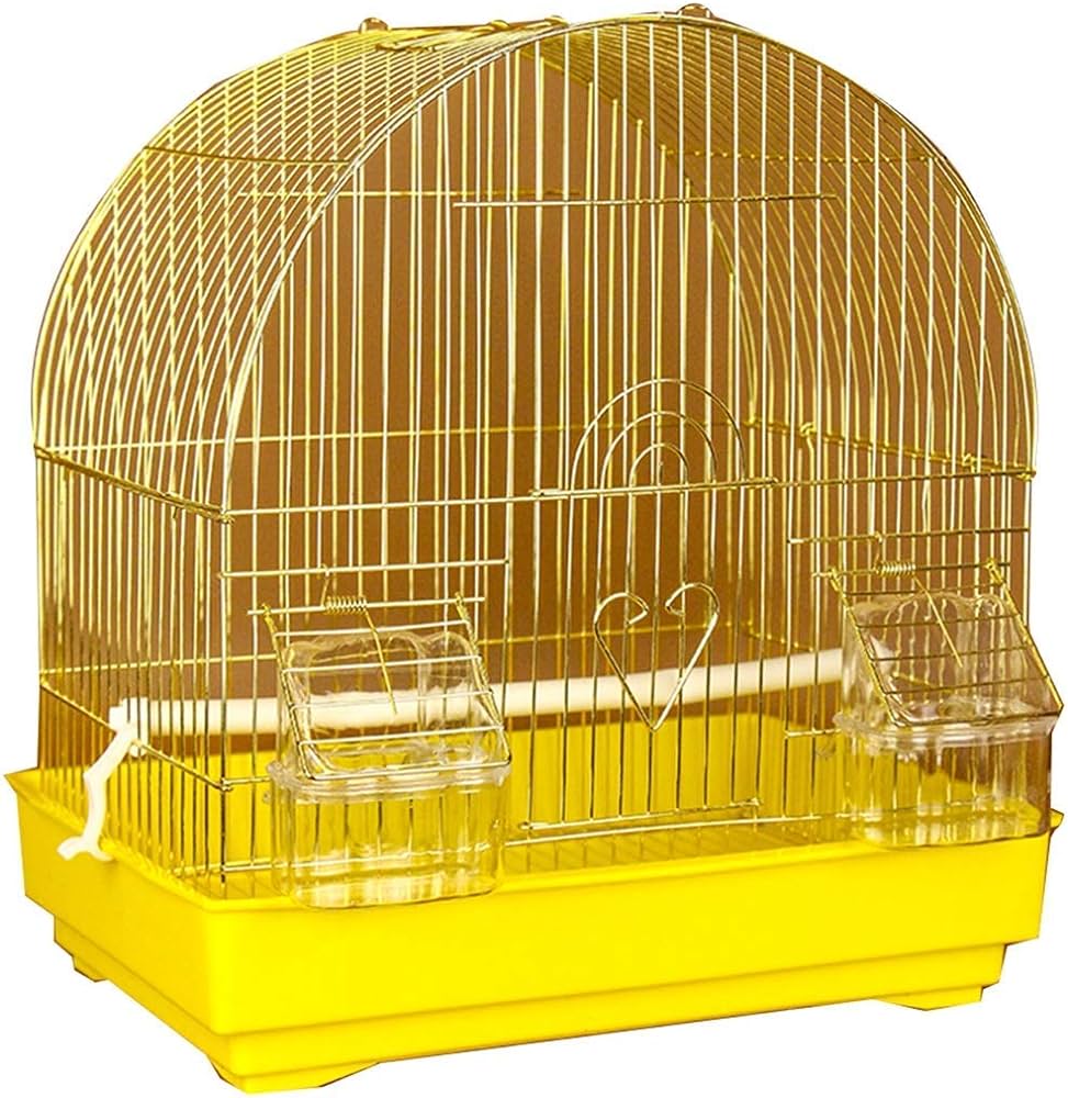 قفس پرنده زرد