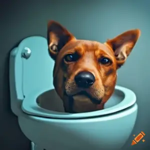 ظرف دستشویی سگ