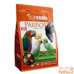 خوراک آجیلی طوطی سانان تاپ فید مدل Parrots Complete Food وزن 750 گرم