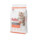 غذای خشک بچه گربه رفلکس Reflex Kitten وزن 2 کیلوگرم