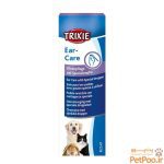 قطره تمیزکننده گوش تریکسی مناسب سگ و گربه و جوندگان Trixie Ear Care for Pet حجم 50 میلی لیتر
