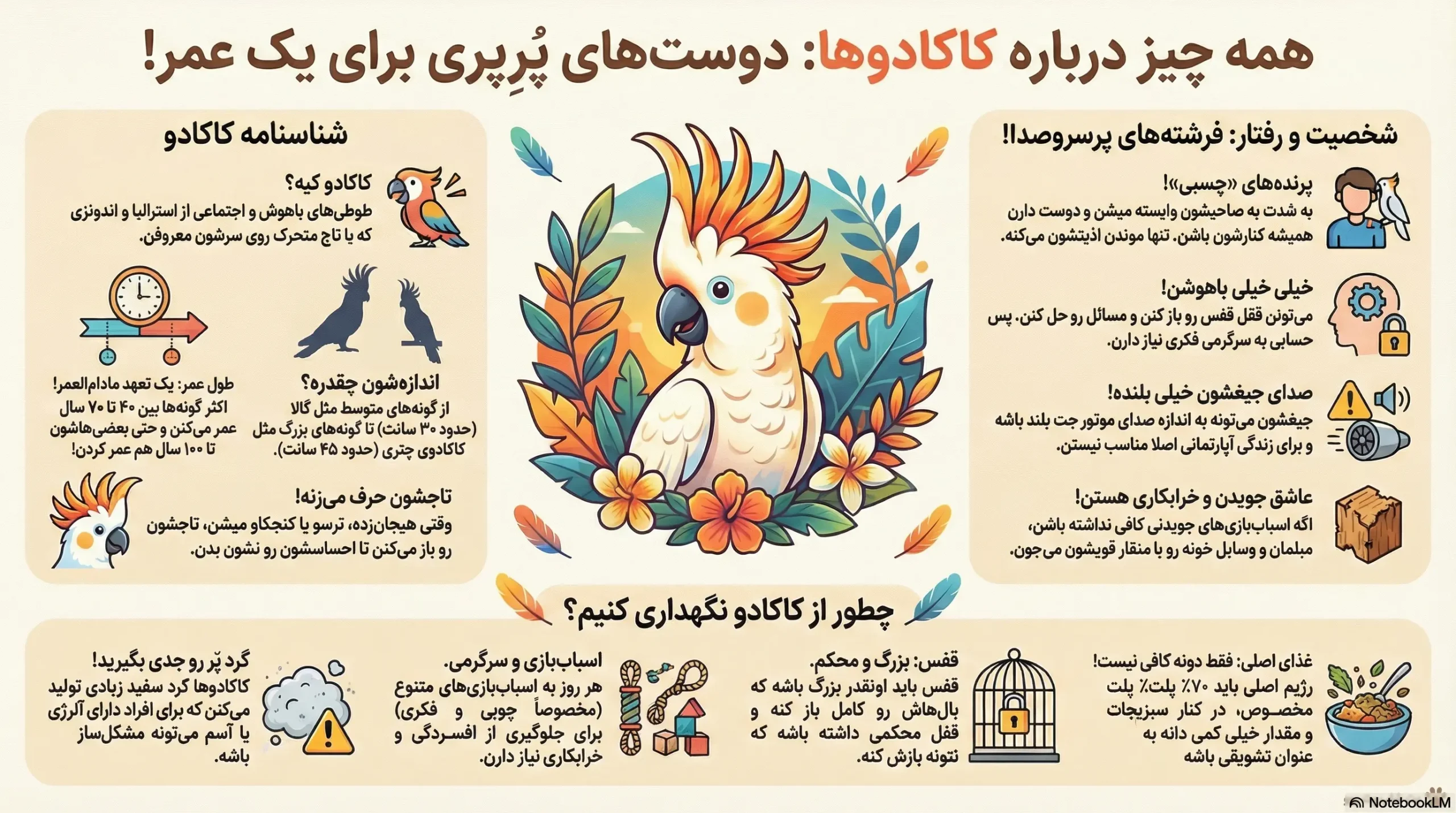petpoo infographic cockatoos introduction scaled